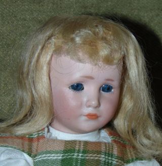 Extremely Rare 7 3/4 " Bisque Character Doll Simon & Halbig 1478