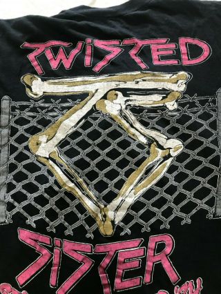 Vintage 1984 Twisted Sister Stay Hungry Tour Concert T - Shirt Men ' s Large Medium 6