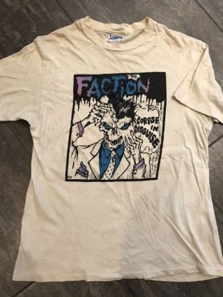 The Faction T - Shirt,  1985,  Vintage Steve Caballero,  Skate Rock,  Punk