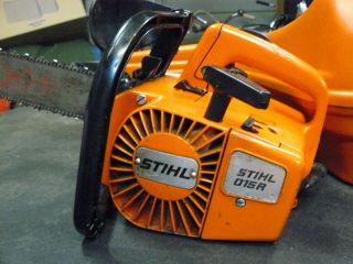 Vintage Stihl 015R Chainsaw with Case Rare Arborist Model R 3