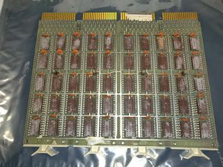 DEC W942 PDP - 11 VINTAGE COMPUTER WIRE WRAP MODULE WITH SPACE 50 IC ' S 16 PIN DIP 2