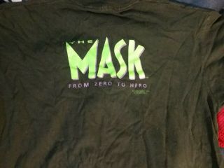 THE MASK 1994 ALL OVER PRINT LINE SHIRT XL NMINT RARE VINTAGE HTF 3
