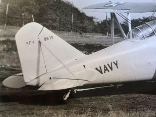 Orig Navy FF - 1 “Fifi” Goblin Grumman Aircraft 8x10 Photo Military Airplane WWII 3