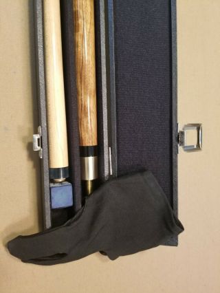 Vintage Adams Billard Cue With Case 10