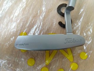 RARE Scotty Cameron Studio Stainless Putter 1st run 500 with Head Cover 4