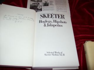 Vintage 2 Skeeter Skelton Books HBDJ Good Friends Guns Whiskey,  Hoglegs Hipshot 5