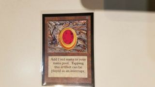 Mox Ruby Beta Collector’s Edition Magic The Gathering Mtg Looks Near,