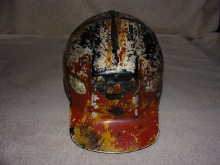 Vintage Msa Hard Hat - Coal Miners? Has Character - Paint Missing - Cracked