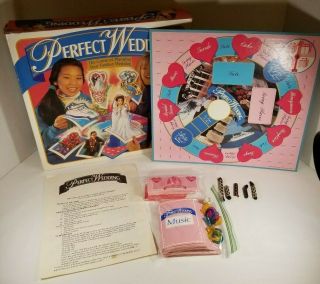 The Perfect Wedding Board Game 1993 Cadaco Vintage Complete
