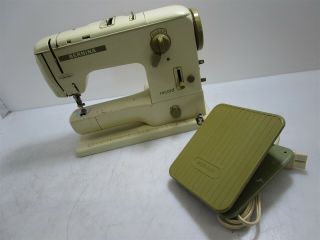 Vintage Bernina Record Type 730 Sewing Machine Made In Switzerland