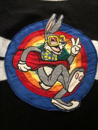 Vintage Sweatshirt Wb Warner Bros.  Music Bugs Bunny The Ritva Man 100 Acrylic