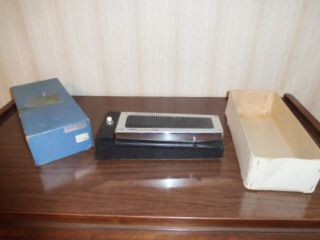 Vintage wah wah pedal with siren.  box.  Very,  almost. 5
