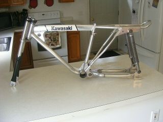 Old School Vintage 1976 Kawasaki 70 ' s BMX Bicycle BX200 Frame Fork Project 2