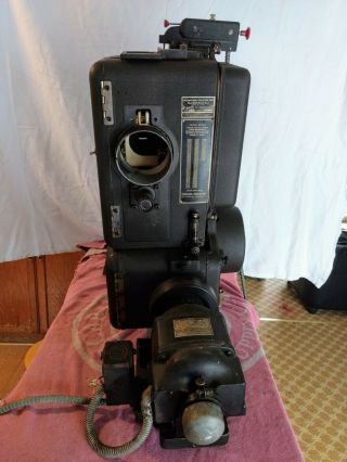 RARE 1950’s SIMPLEX XL PR - 1004 35MM COMMERCIAL MOVIE THEATER PROJECTOR WITH BASE 4
