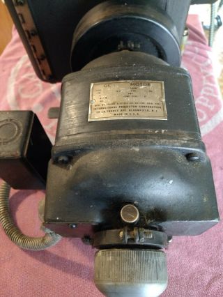 RARE 1950’s SIMPLEX XL PR - 1004 35MM COMMERCIAL MOVIE THEATER PROJECTOR WITH BASE 7