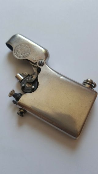 Antique Thorens 1920s 30s Semi Automatic Lighter Swiss Briquet Feuerzeug Vintage 5