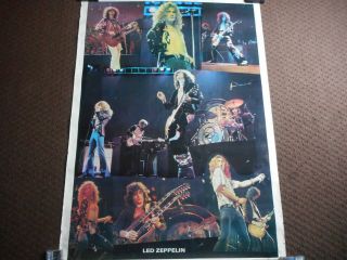 Led Zeppelin Vintage 1975 Oversized Poster 42 " X 58 " Robert Plant Page