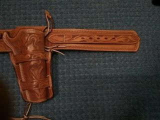 American Sales Co.  (kirkpatrick Leather) Single Action Rig Holster With Belt 2