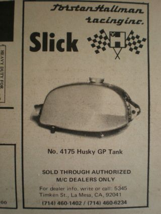 Husqvarna 4175 Husky GP Dirt Bike Gas Tank Vintage 5