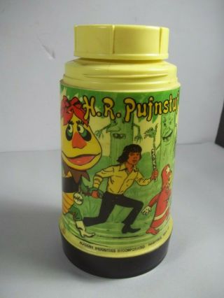 Pre Owned Vintage 1970 H.  R.  Pufnstuf Lunchbox Thermos No Top W/wear