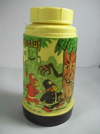 PRE OWNED VINTAGE 1970 H.  R.  PUFNSTUF LUNCHBOX THERMOS NO TOP W/WEAR 2
