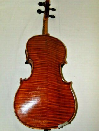 Antique Jacques Leclerc Violin Crafted in Paris,  France 2