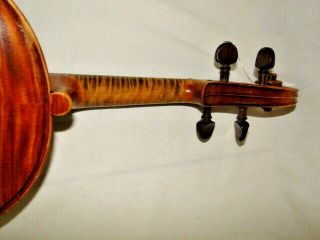 Antique Jacques Leclerc Violin Crafted in Paris,  France 5