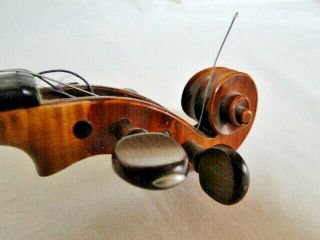 Antique Jacques Leclerc Violin Crafted in Paris,  France 7