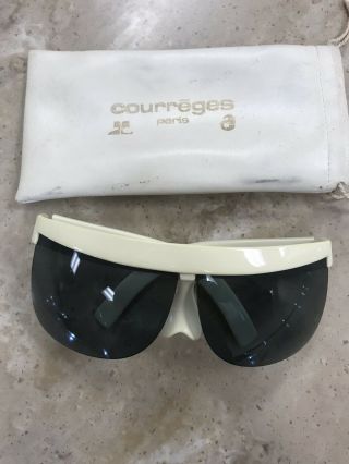 1960s Courreges Women’s Sunglasses Vintage Paris Made In France