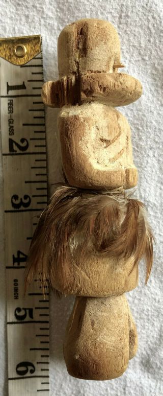 Old US South West Wood Doll - RARE 4