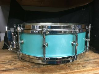 Tama Granstar Artstar 5x14 Snare Drum - Pat 30 1 ply Rare Turquoise FInish 5