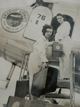Vintage Cleo Parker Larry Kronquist Pan Am Panagra Braniff United Artist Photos 5