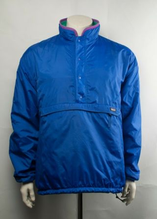 Vtg Patagonia Glissade Snap T Reversible Fleece Pullover Jacket Size Xl