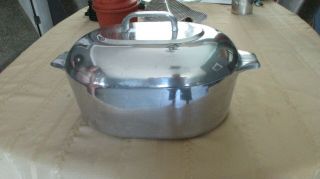 Vintage Wagner Ware Sidney - O - Aluminum Magnalite 4265 - P Roaster Dutch Oven W/lid