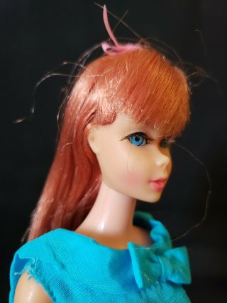 VHTF Stunning Vintage Redhead Twist ' N Turn Barbie Doll 4