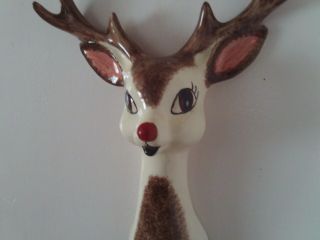 Vintage Rudolph The Red Nose Reindeer Lighted Christmas Decoration 2