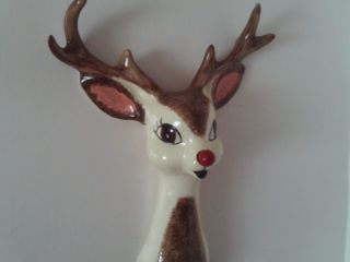 Vintage Rudolph The Red Nose Reindeer Lighted Christmas Decoration 4