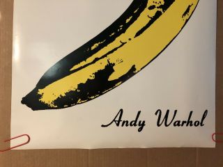 The Velvet Underground And Nico Banana By Andy Warhol Vintage Poster 2