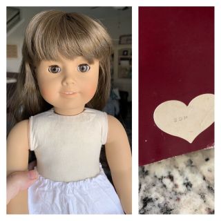 White Body Samantha Pleasant Company American Girl Vtg 18 " Doll Box &