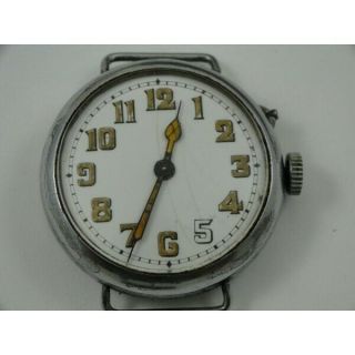 Large Size 40mm Wwi Military Trench Watch Austro Hungarian Made 1916 Vintage