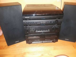 Magnavox As305m Home Stereo System Record Player Cassette Player Vintage