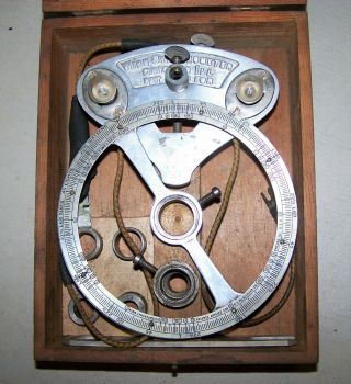 Rare Vintage Winn Synchrometer H.  S.  Mcallister Co Ignition Synchronizing Tool