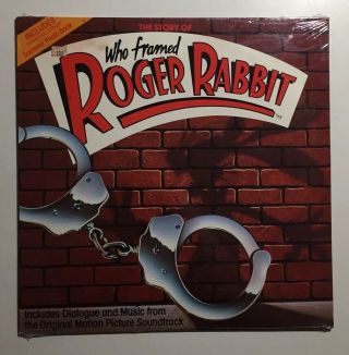 The Story Of Who Framed Roger Rabbit Lp Vinyl Record Vintage 1988