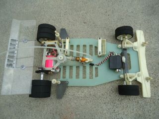 Vintage Team Associated RC10L 1/10 RC On - Road Pan Car Blue Chassis Dynamic 2