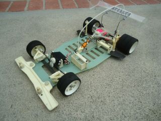Vintage Team Associated RC10L 1/10 RC On - Road Pan Car Blue Chassis Dynamic 4