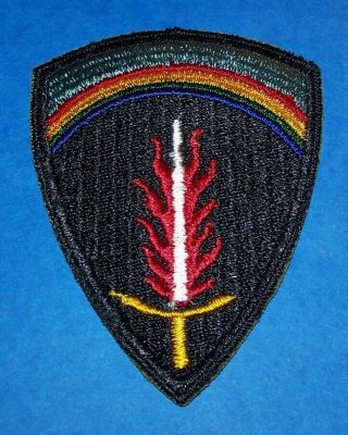Ww2 Eto Shaef Hq Headquarters D - Day Patch From Scrapbook