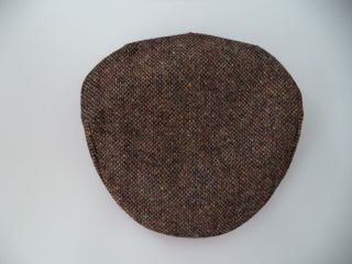 Hanna Hat Irish Speckled Brown Tweed Cap Flat Soft Ireland Vintage Style