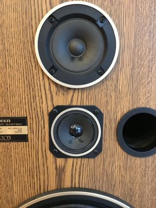 Vintage Pioneer CS - G 203 3 - Way System - 5