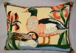 Ehrman Lucinda Ganderton Egyptian Ducks Tapestry Needlepoint Kit Retired Vintage