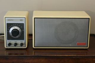 Vintage Advent Model 400 Tabletop Fm Radio Receiver Acoustic Suspension Speaker